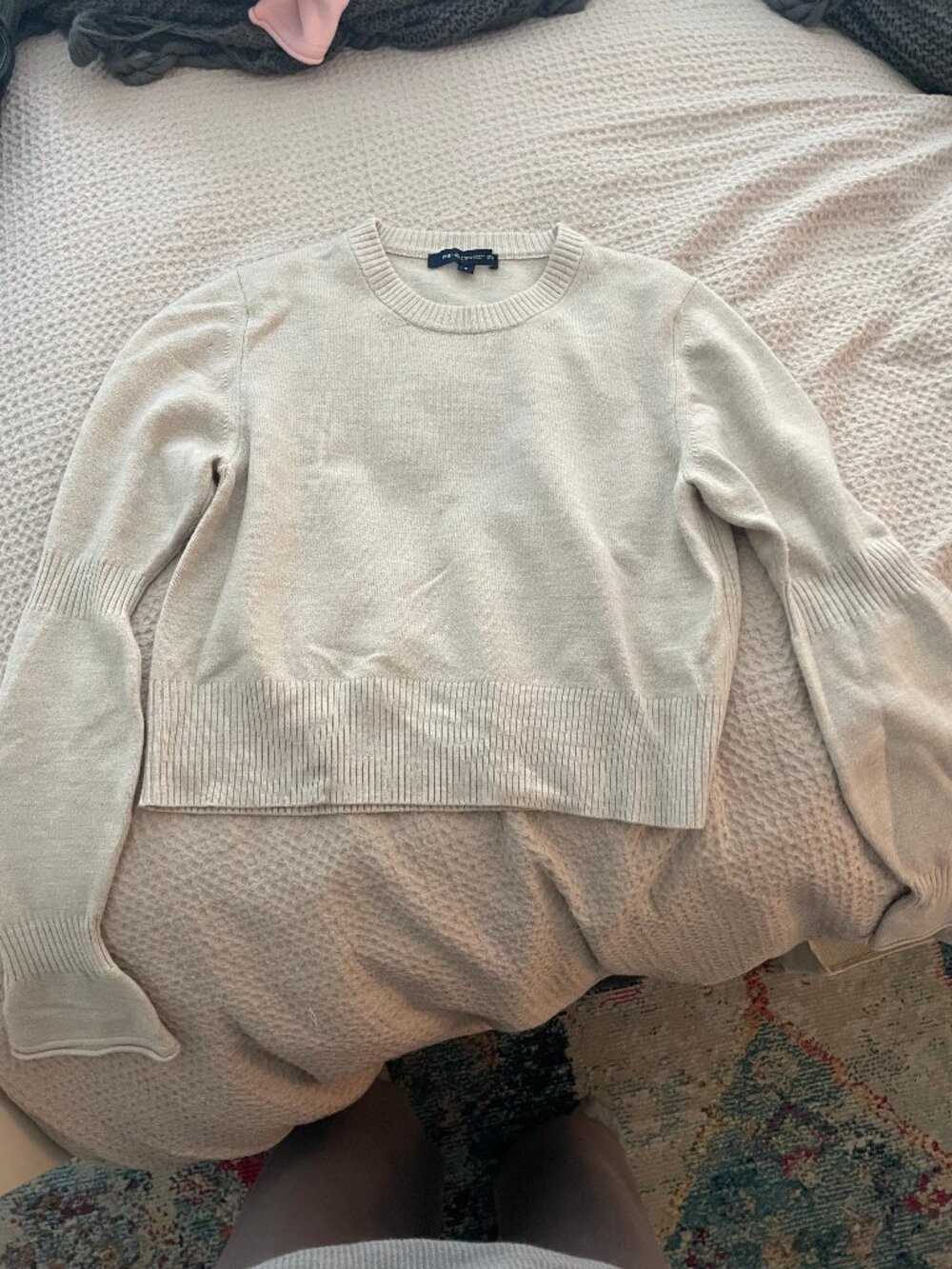French Connection Babysoft Sweater White